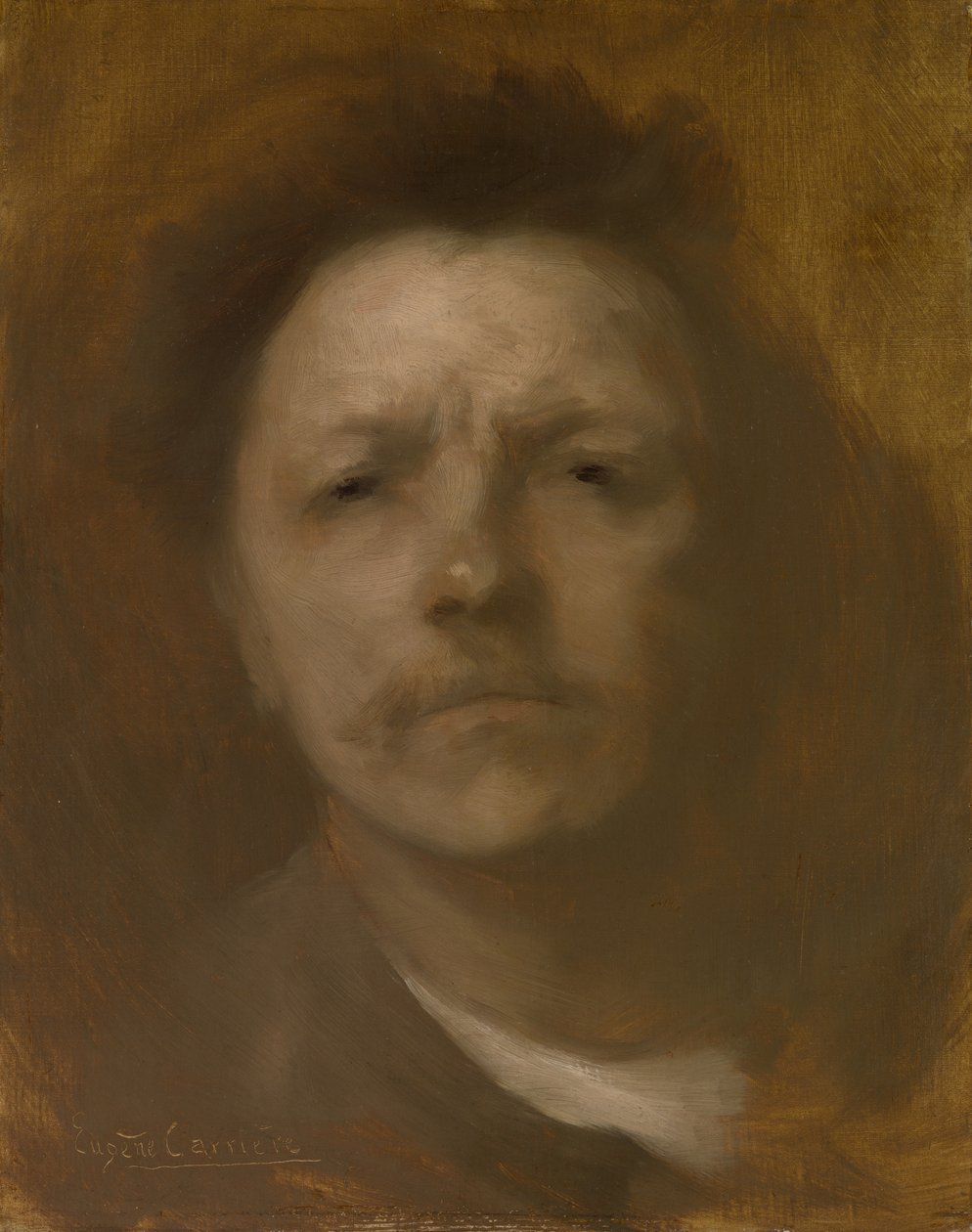 Selbstporträt von Eugène Carrière