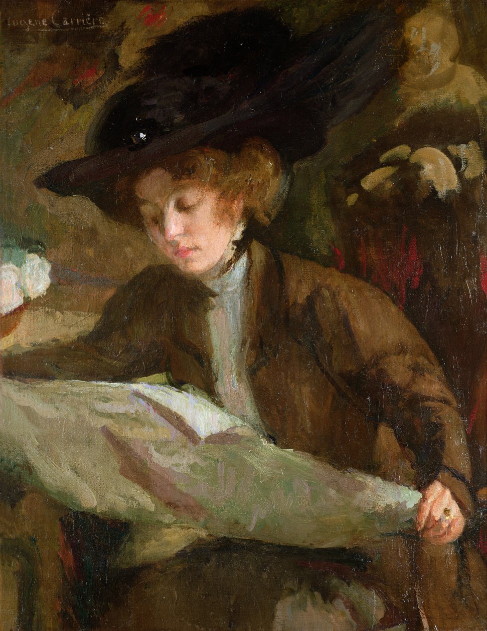 Die Morgenlektüre von Eugène Carrière