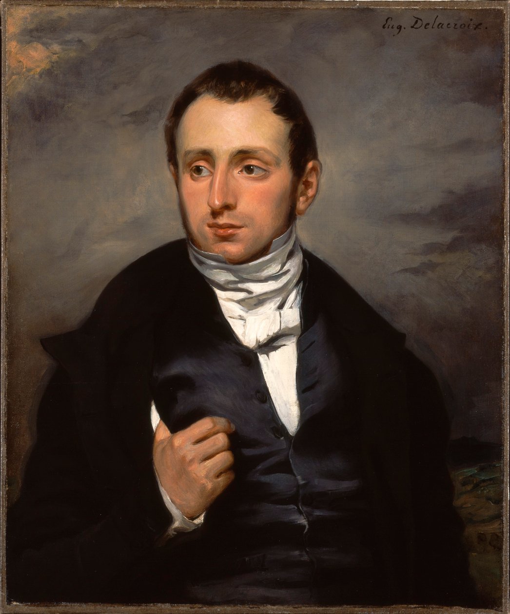 Ein Porträt von Dr. François-Marie Desmaisons von Eugène Delacroix