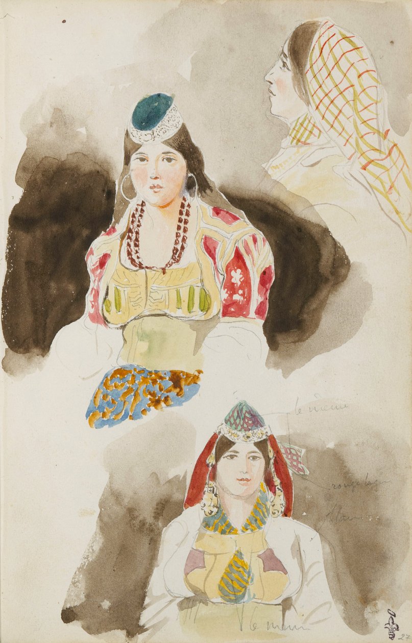 Reisealbum nach Marokko von Ferdinand Victor Eugene Delacroix
