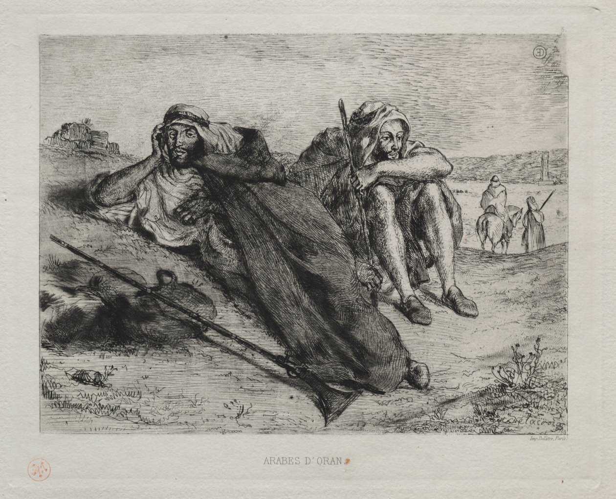 Araber von Oran von Eugène Delacroix