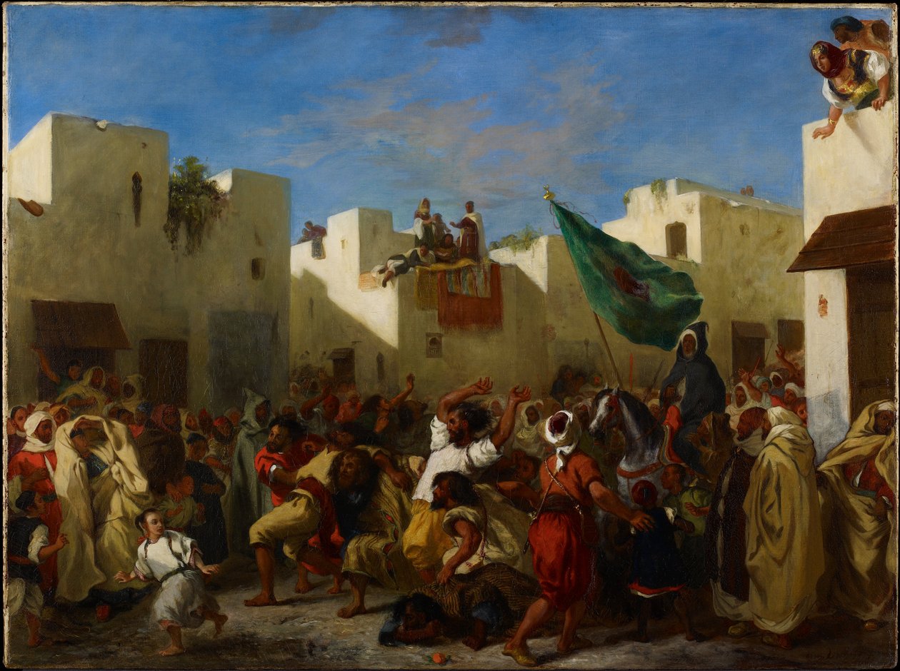Konvulsionäre von Tanger von Eugène Delacroix