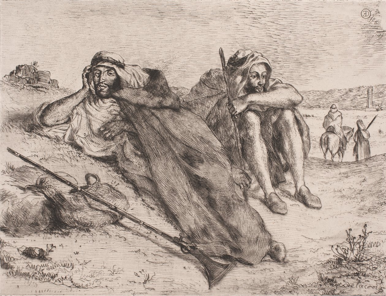 Arabere aus Oran von Eugène Delacroix