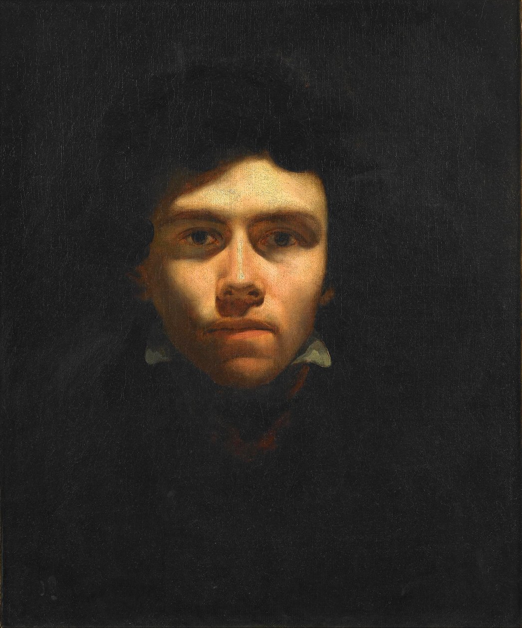 Selbstporträt, ca. 1816 von Eugène Delacroix