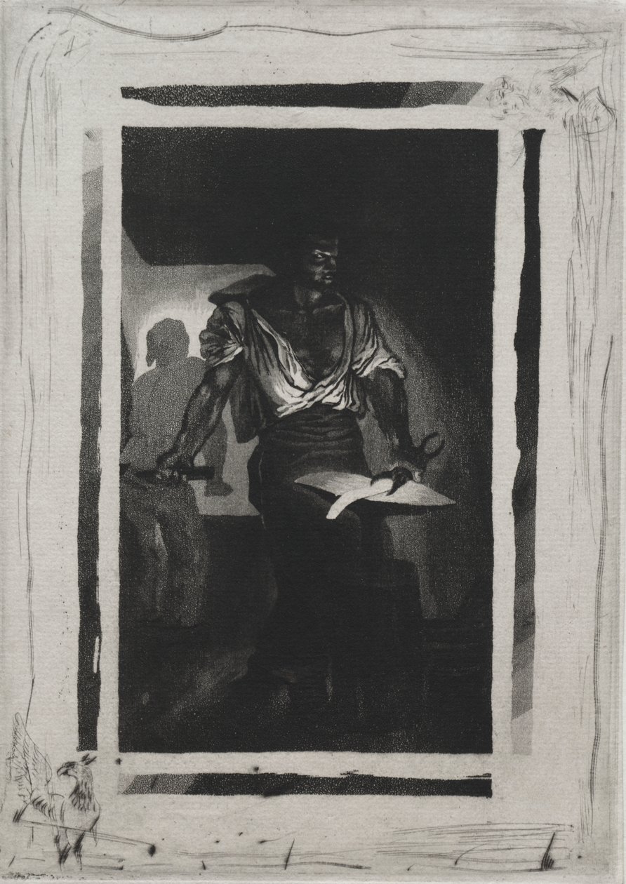 Der Schmied von Eugène Delacroix