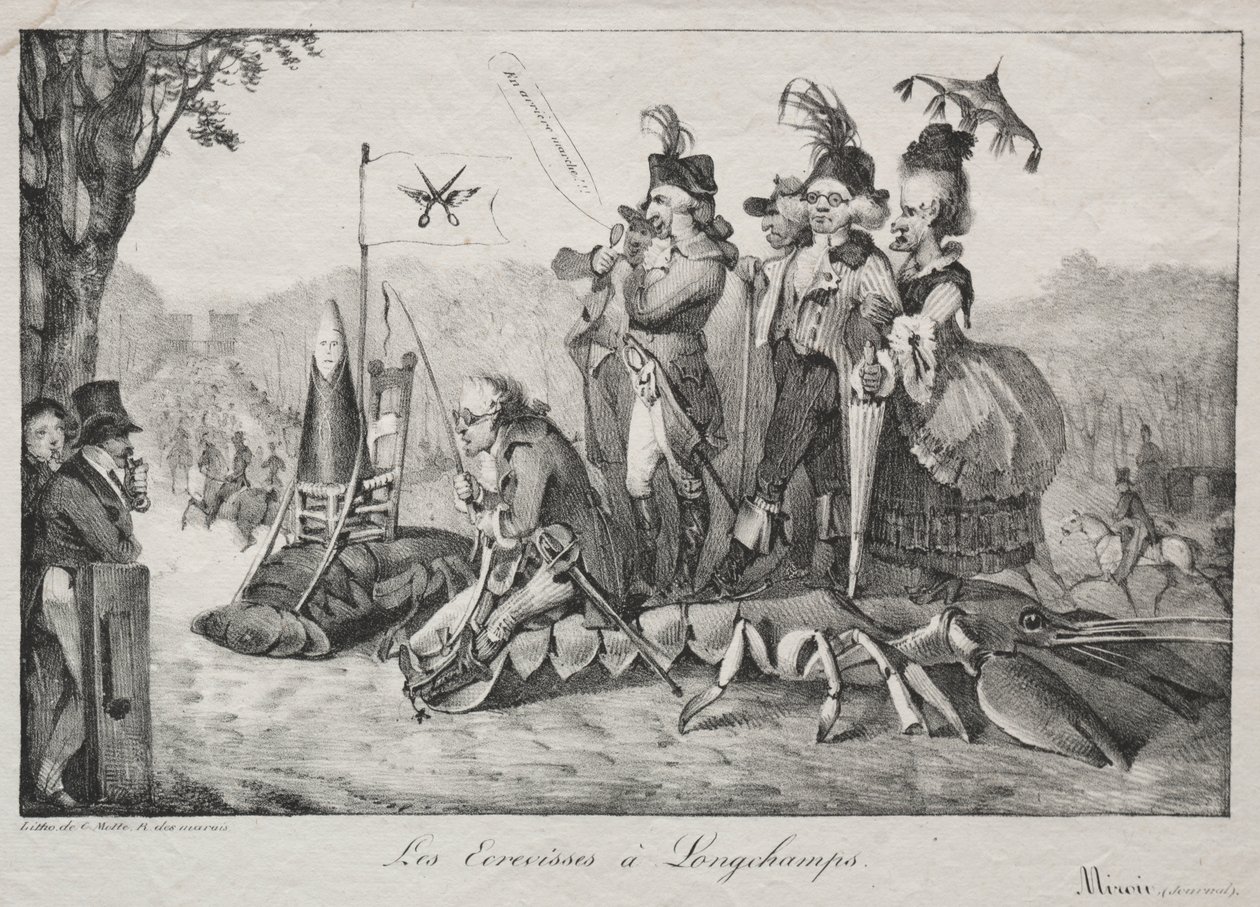 Der Flusskrebs von Longchamps von Eugène Delacroix