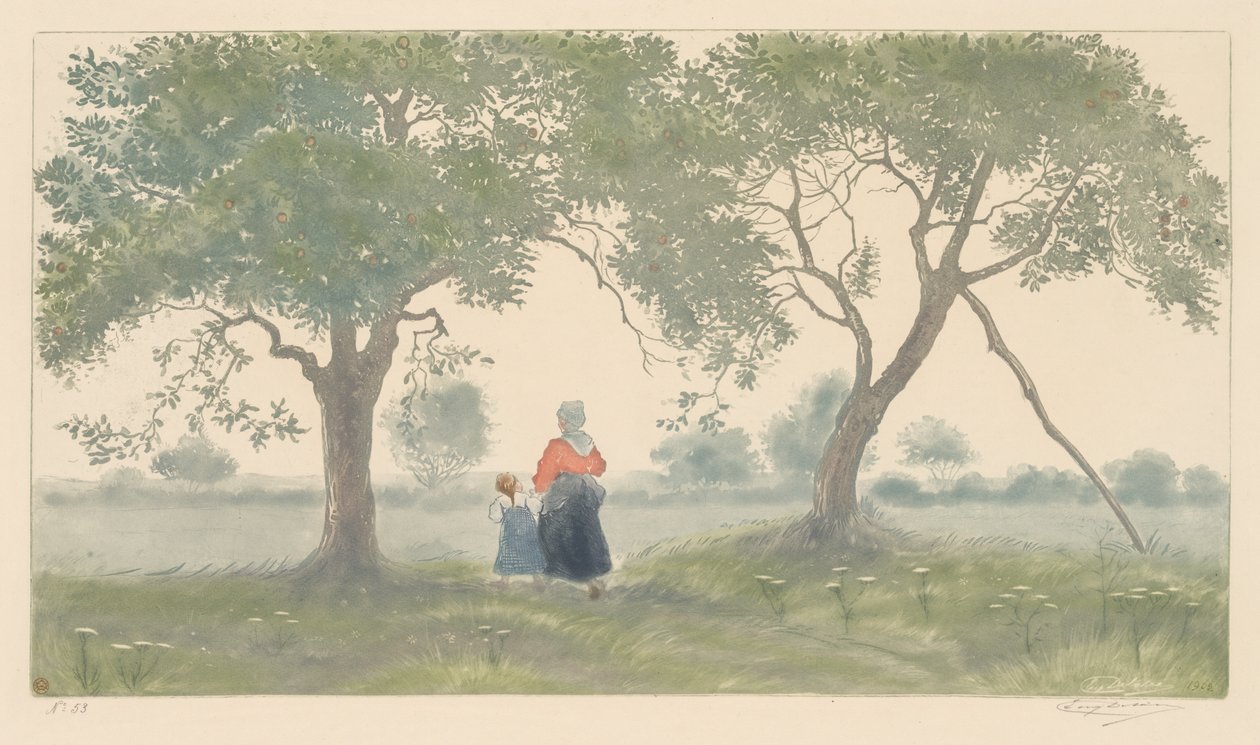 Die Apfelbäume von Eugène Delâtre