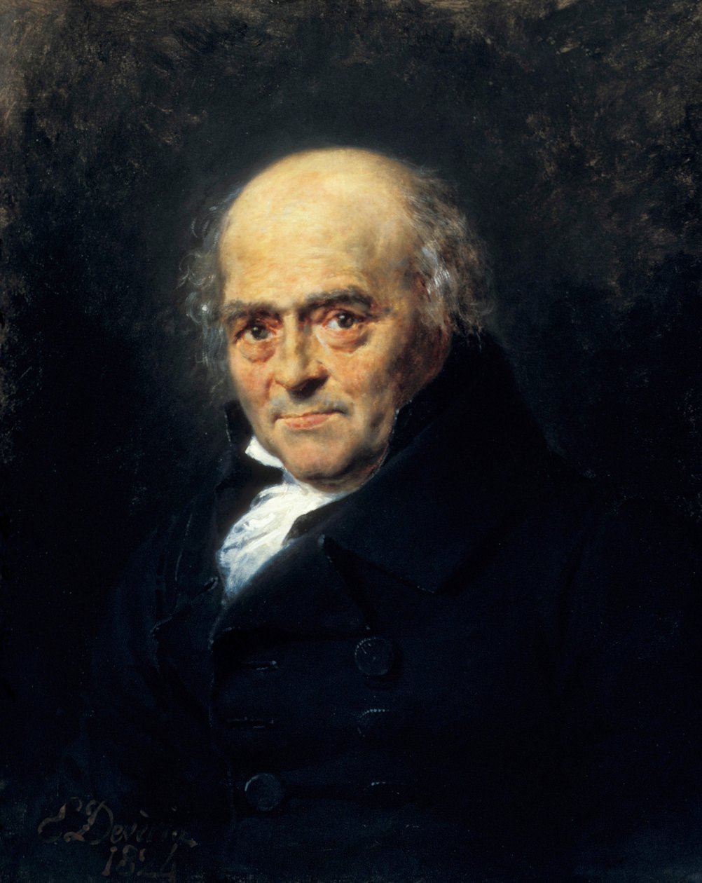 Porträt von Monsieur Couche von Eugene Deveria