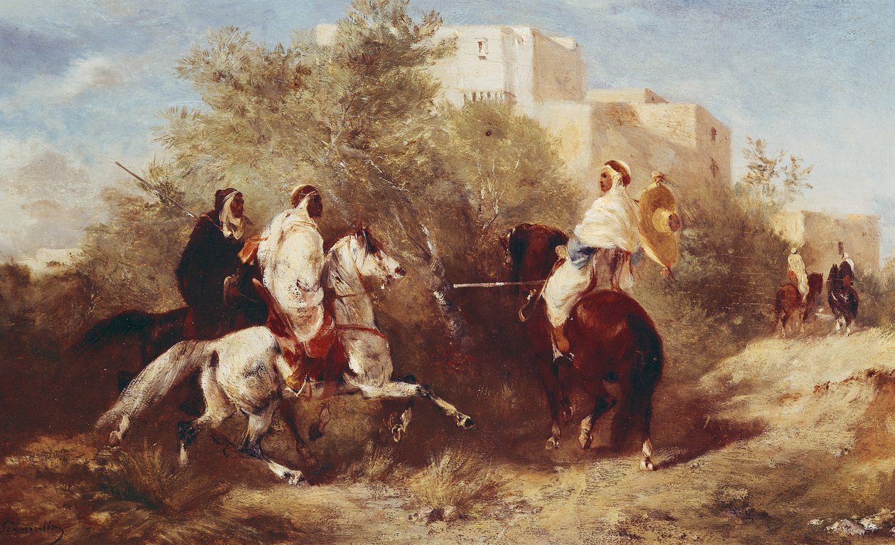 Arabische Reiter von Eugène Fromentin