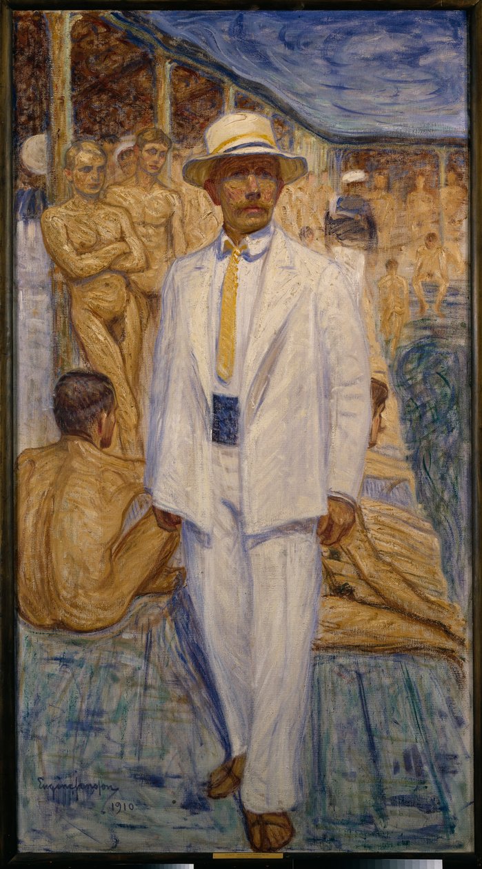 Selbstporträt von Eugène Jansson