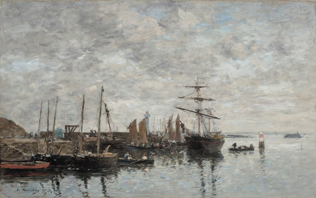 Portrieux, der Hafen von Eugene Louis Boudin