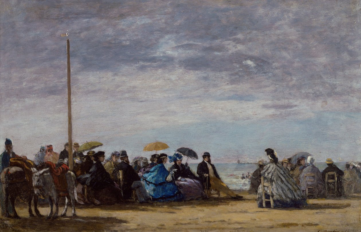 Der Strand von Eugene Louis Boudin