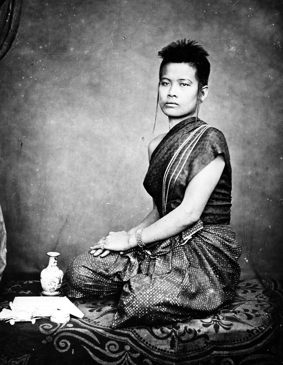 Eine siamesische Prinzessin, ca. 1860 von European Photographer