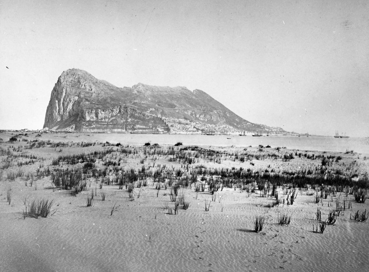 Der Felsen von Gibraltar, ca. 1870er von European Photographer