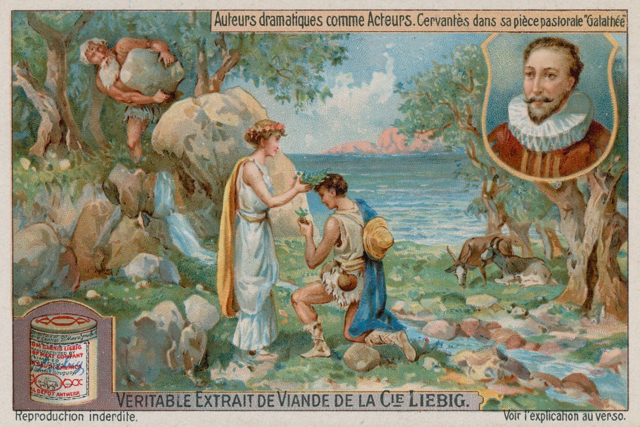 Miguel de Cervantes in La Galatea von European School