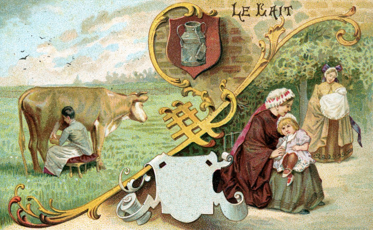 Milch, 1899 von European School