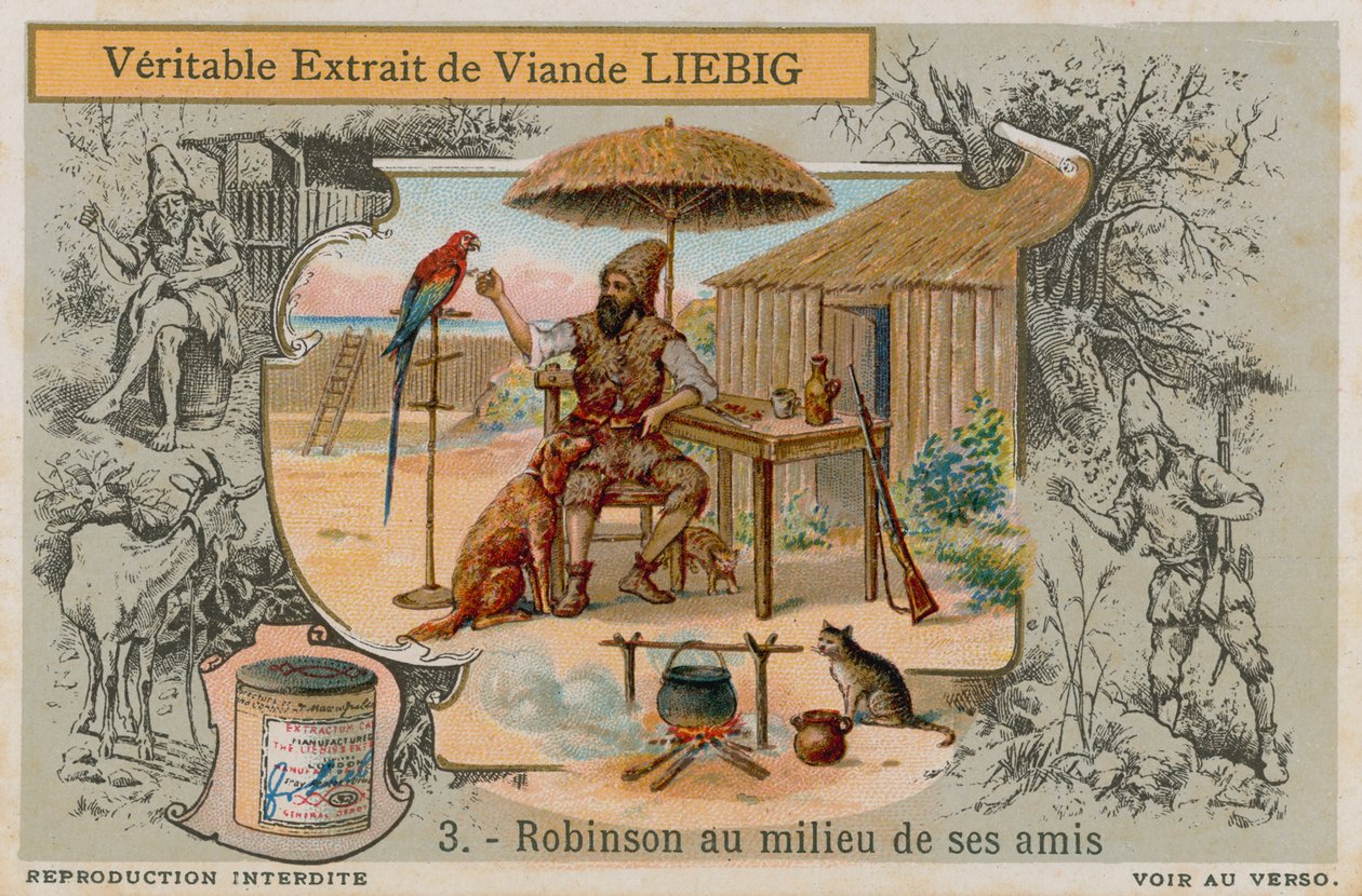 Robinson Crusoe mit all seinen Freunden von European School