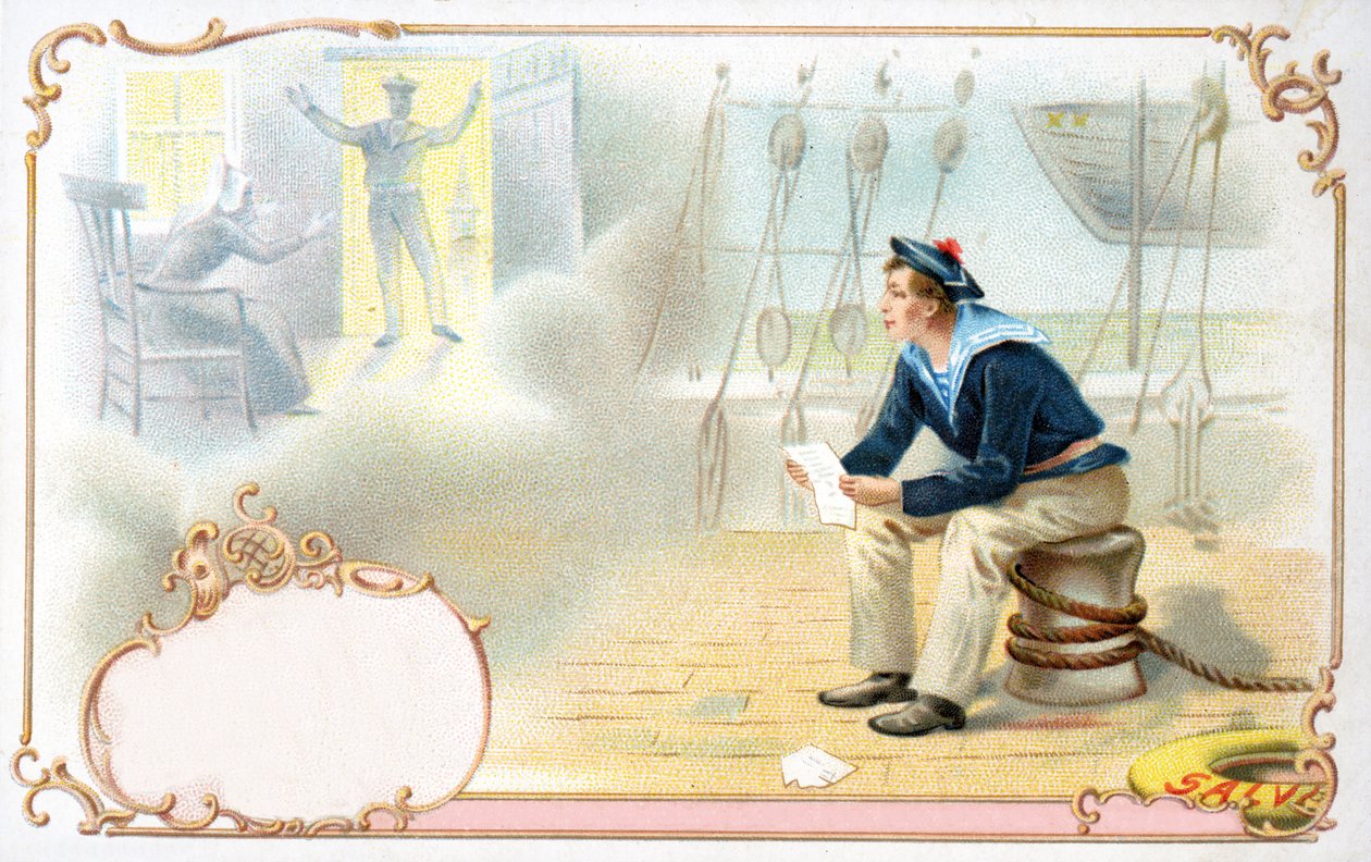 Die Tagträume des Seemanns, 1900 von European School