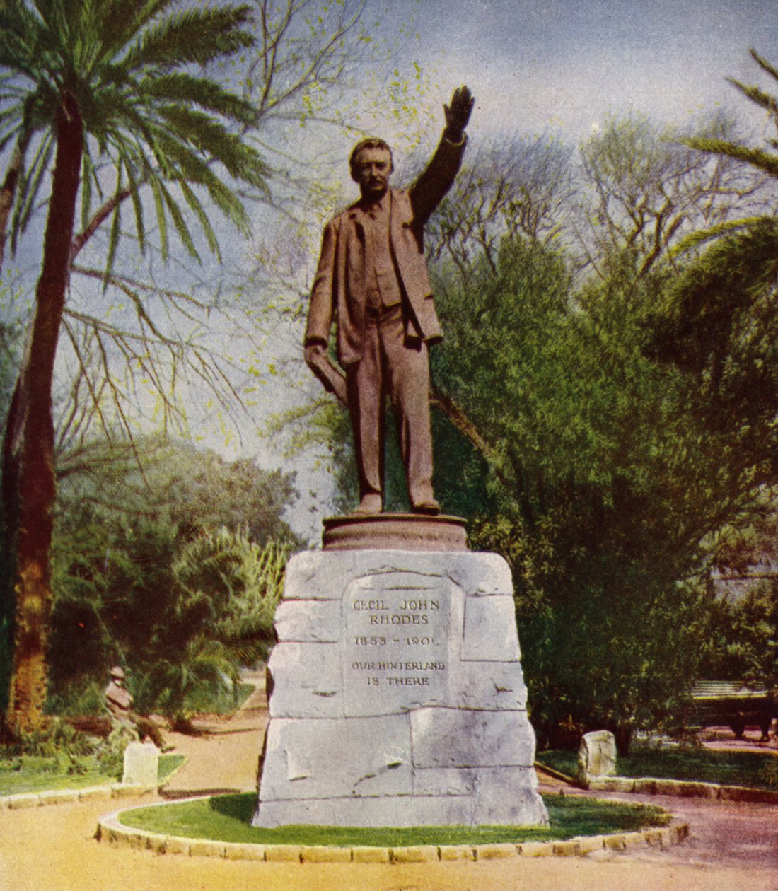 Rhodes-Statue, Botanische Gärten, Kapstadt von European Photographer