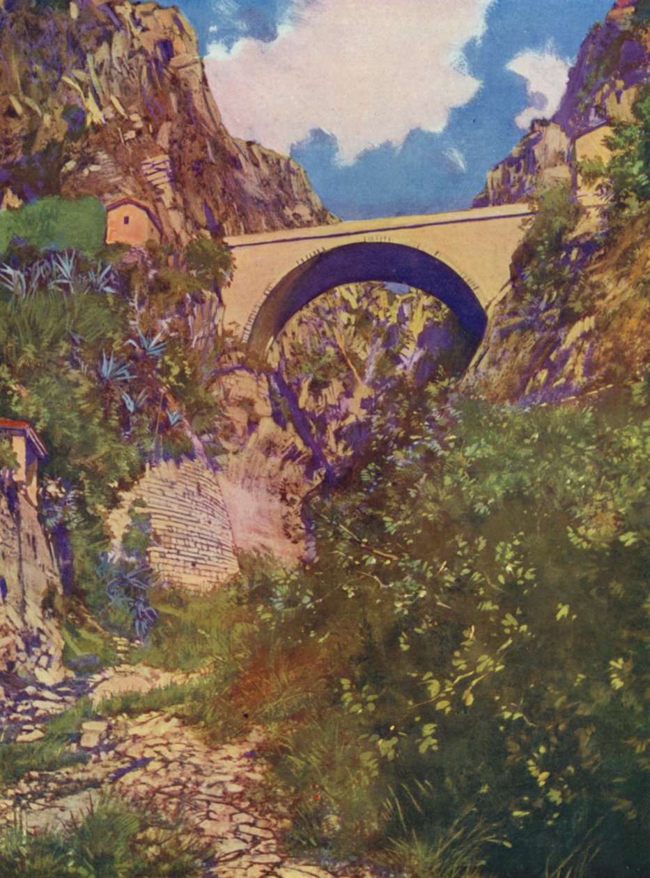 Menton, Die St.-Louis-Brücke von European School