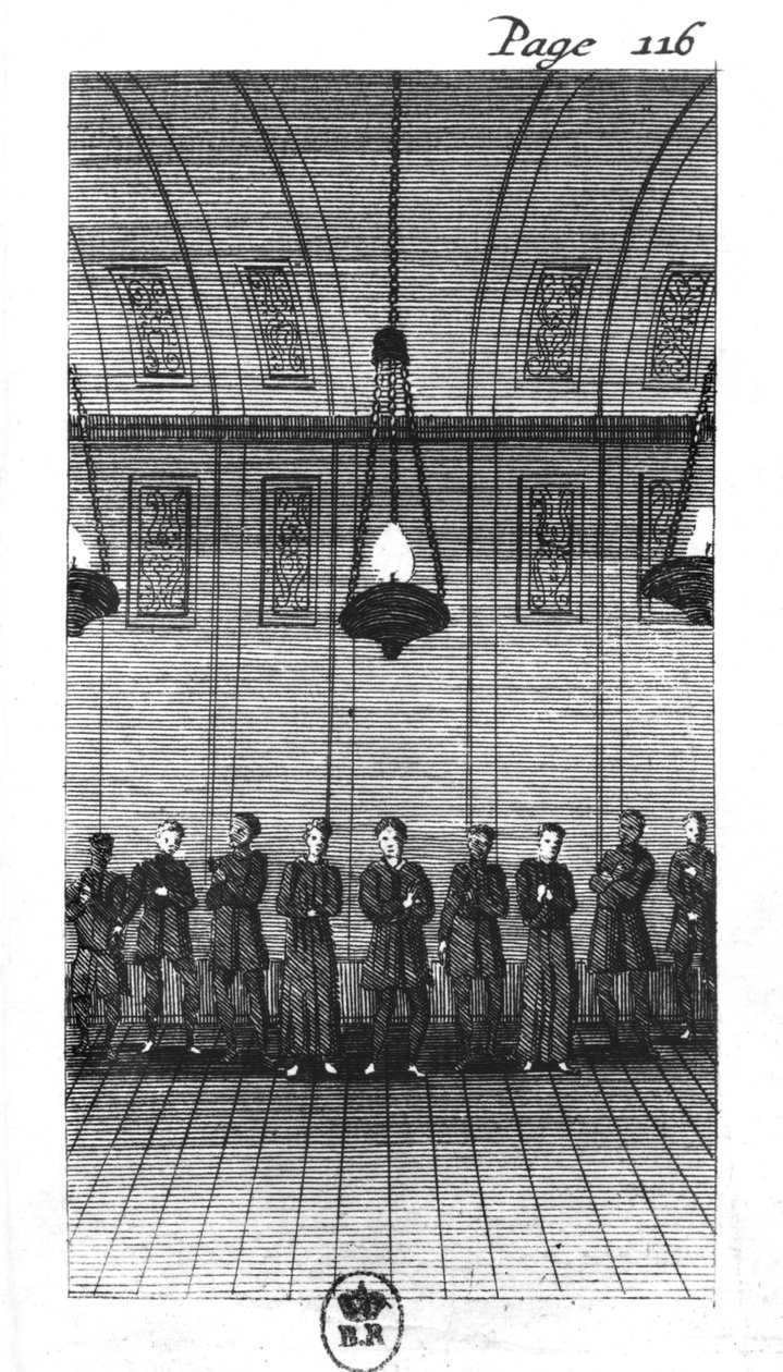 Warten auf das Verhör durch die Inquisition von European School