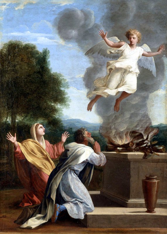 Das Opfer von Manoah von Eustache Le Sueur