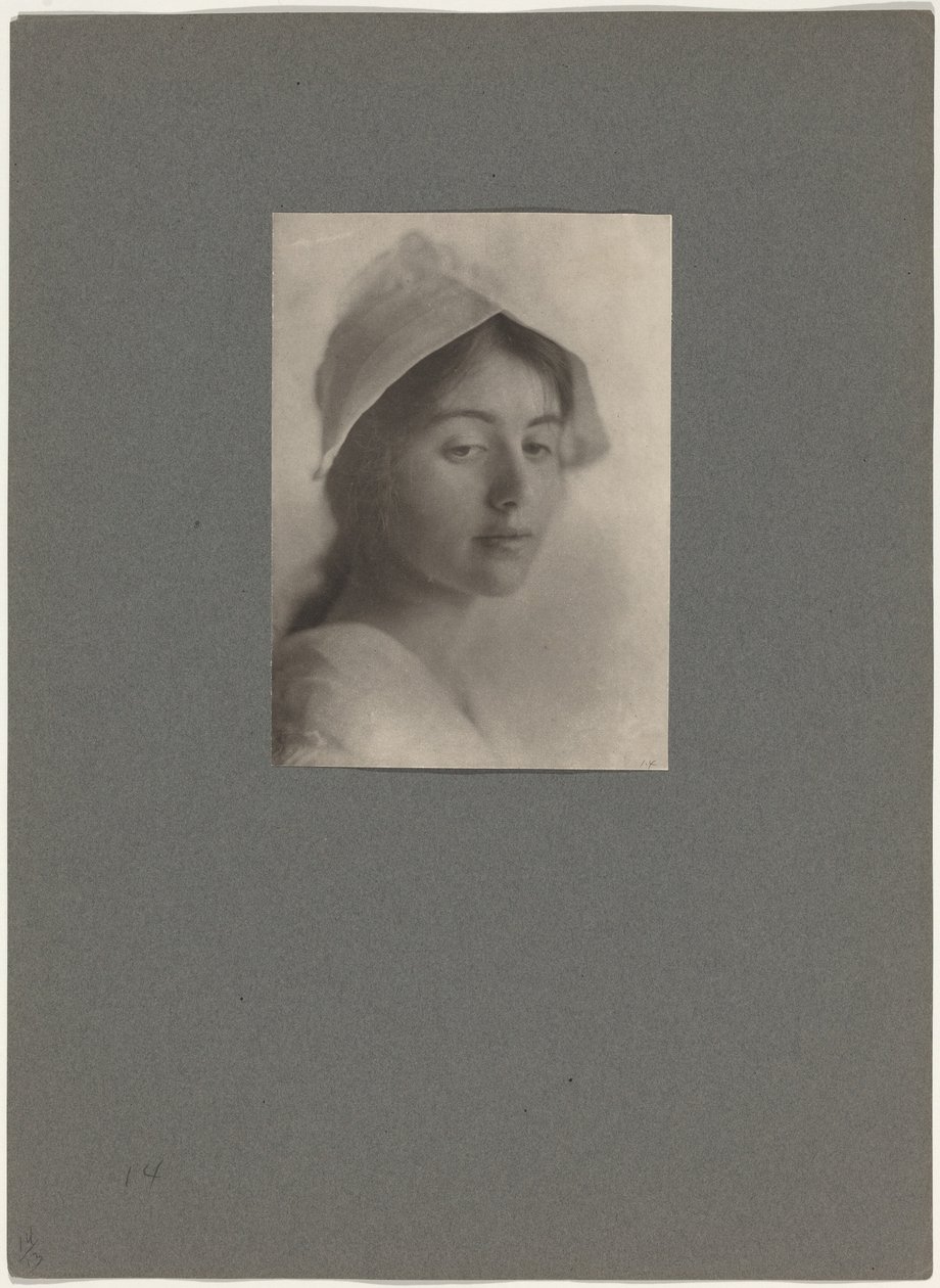 Studienkopf, 1910 von Eva Watson