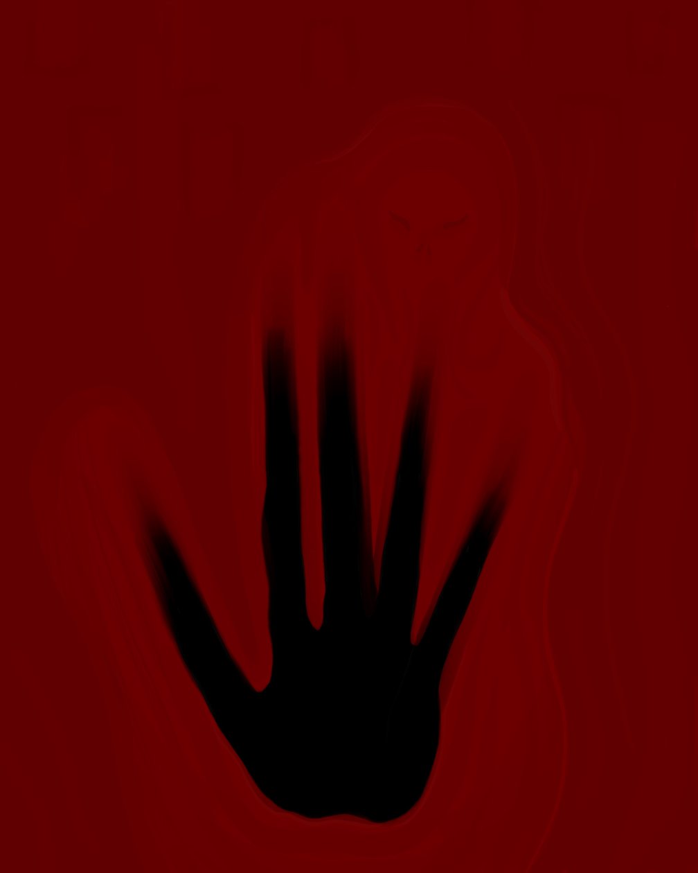 Schwarze Hand, ca. 2020-24 von Evan Sklar