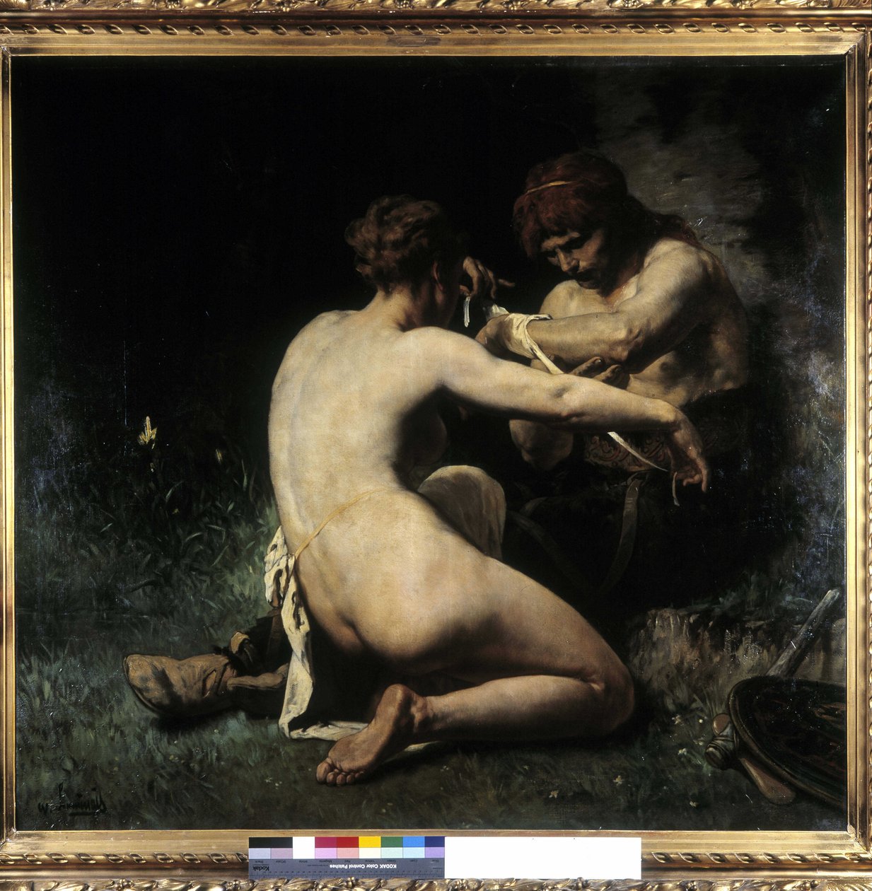 Verletzte Gallier von Evariste Vital Luminais