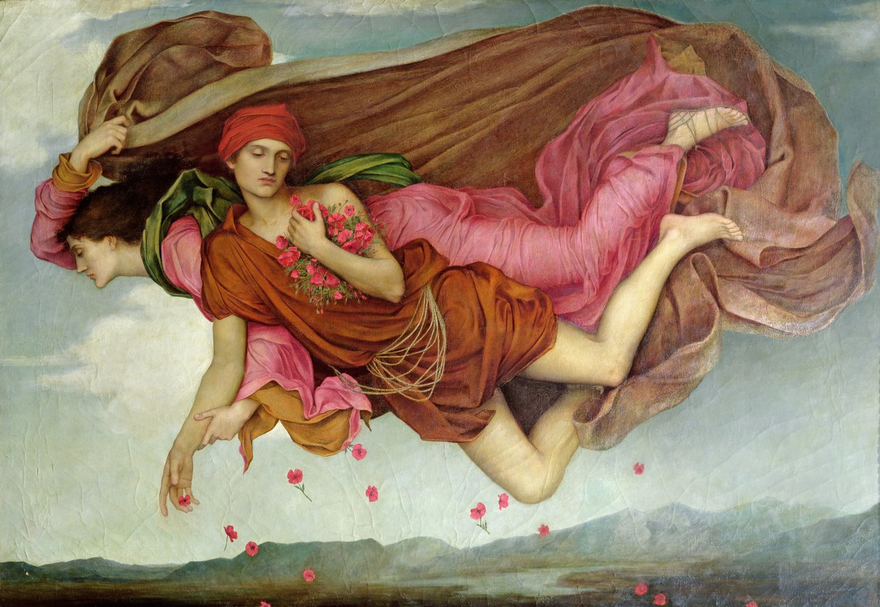 Nacht und Schlaf, 1878 von Evelyn De Morgan