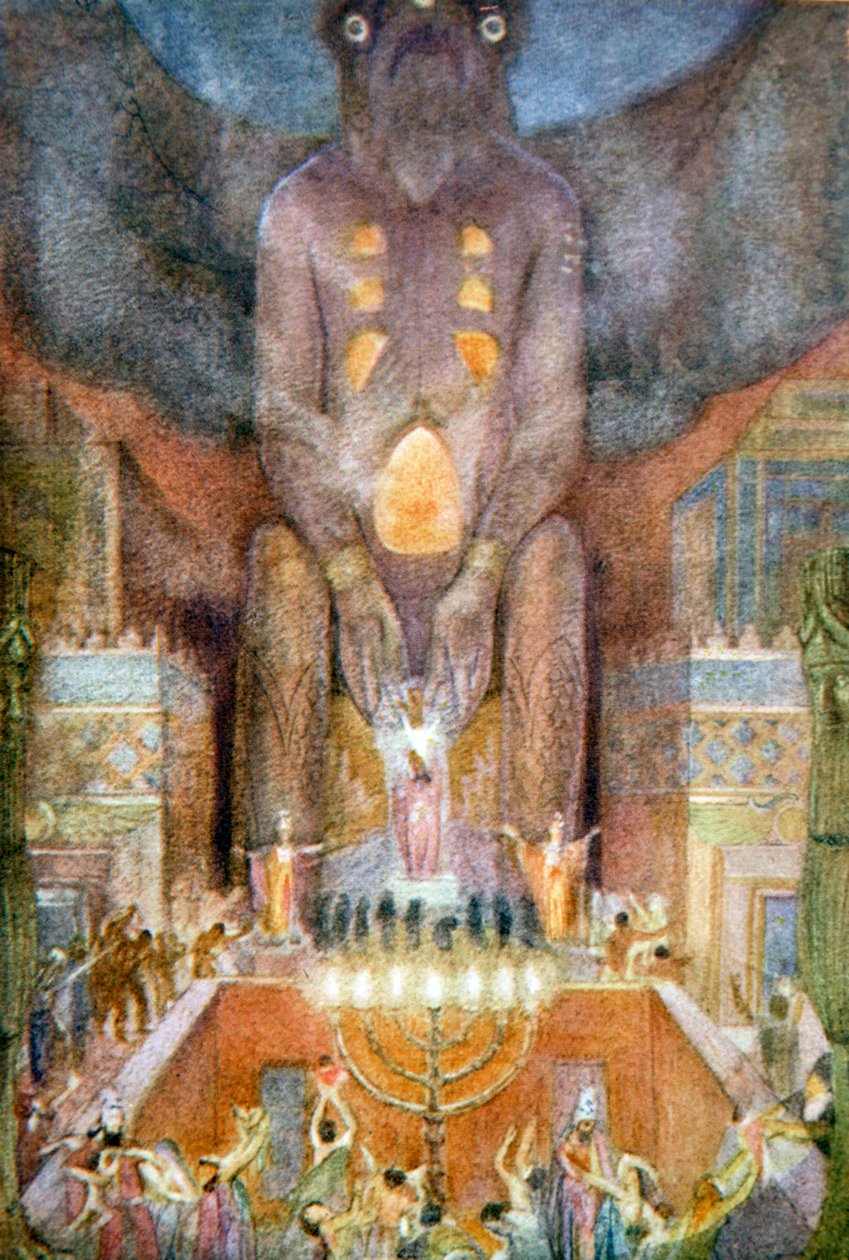 Opferung an Bel (1916) von Evelyn Paul