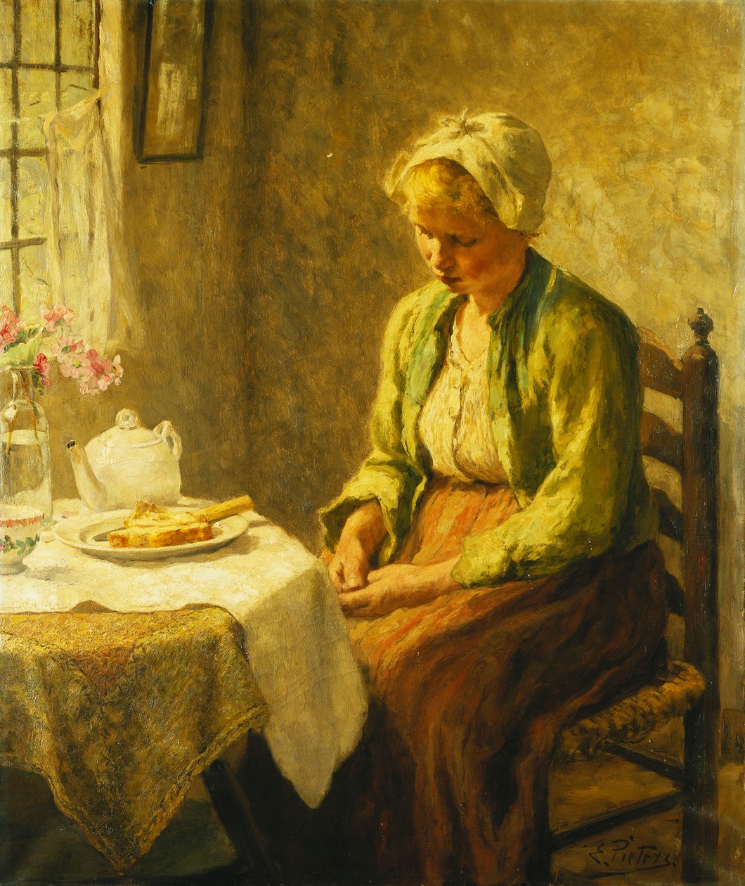 Gebet vor dem Essen von Evert Pieters