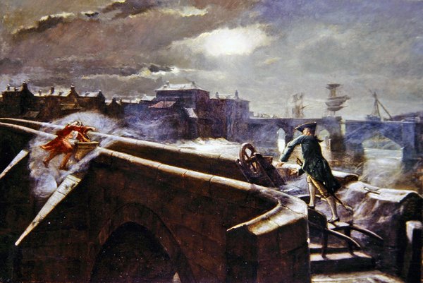 Die Brücken von Ayr von Eyre Crowe