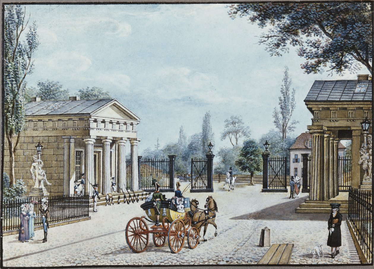 Das Leipziger Tor, Berlin von F.A. Calau
