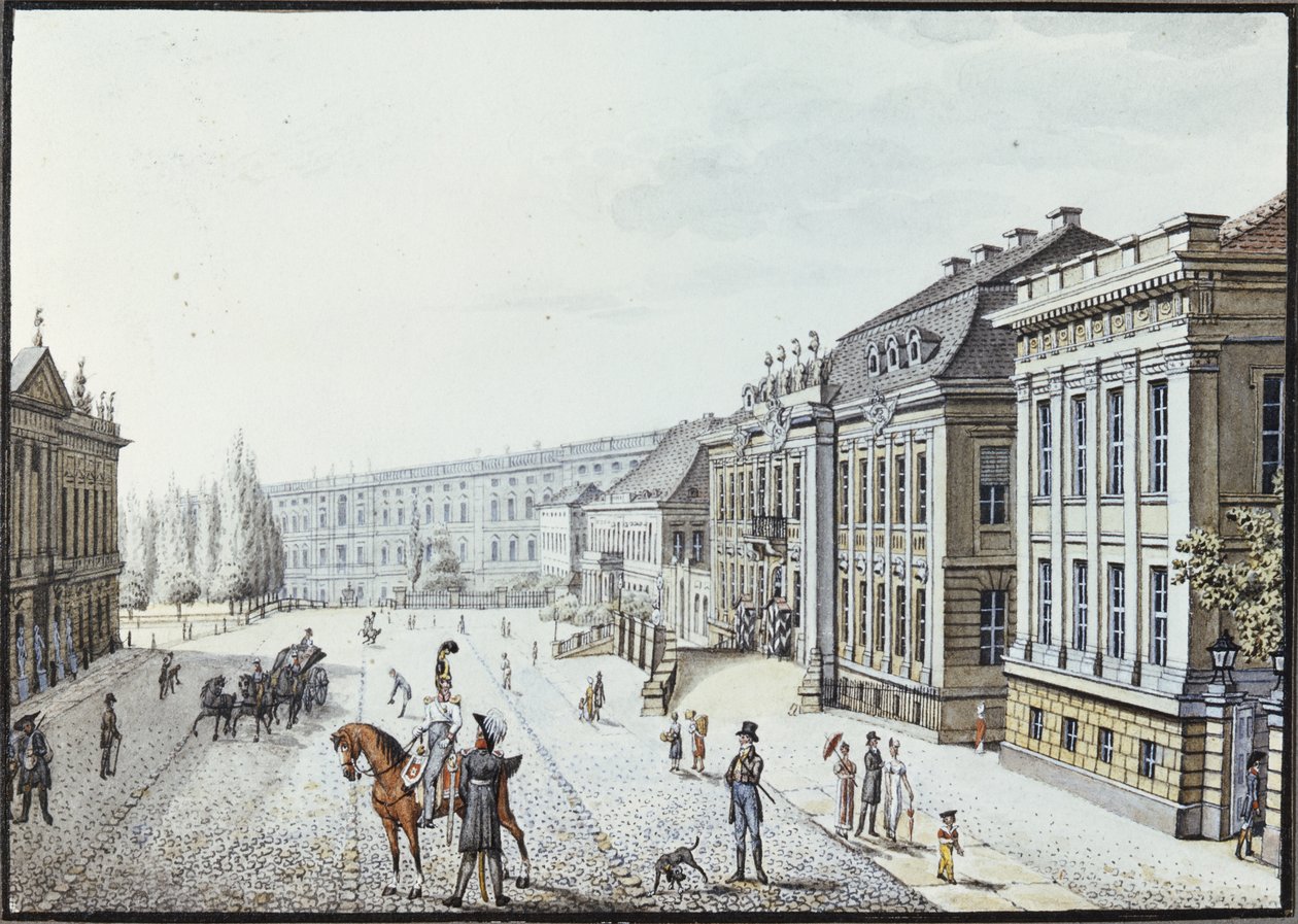 Ansicht des Königlichen Palastes, Berlin von F.A. Calau