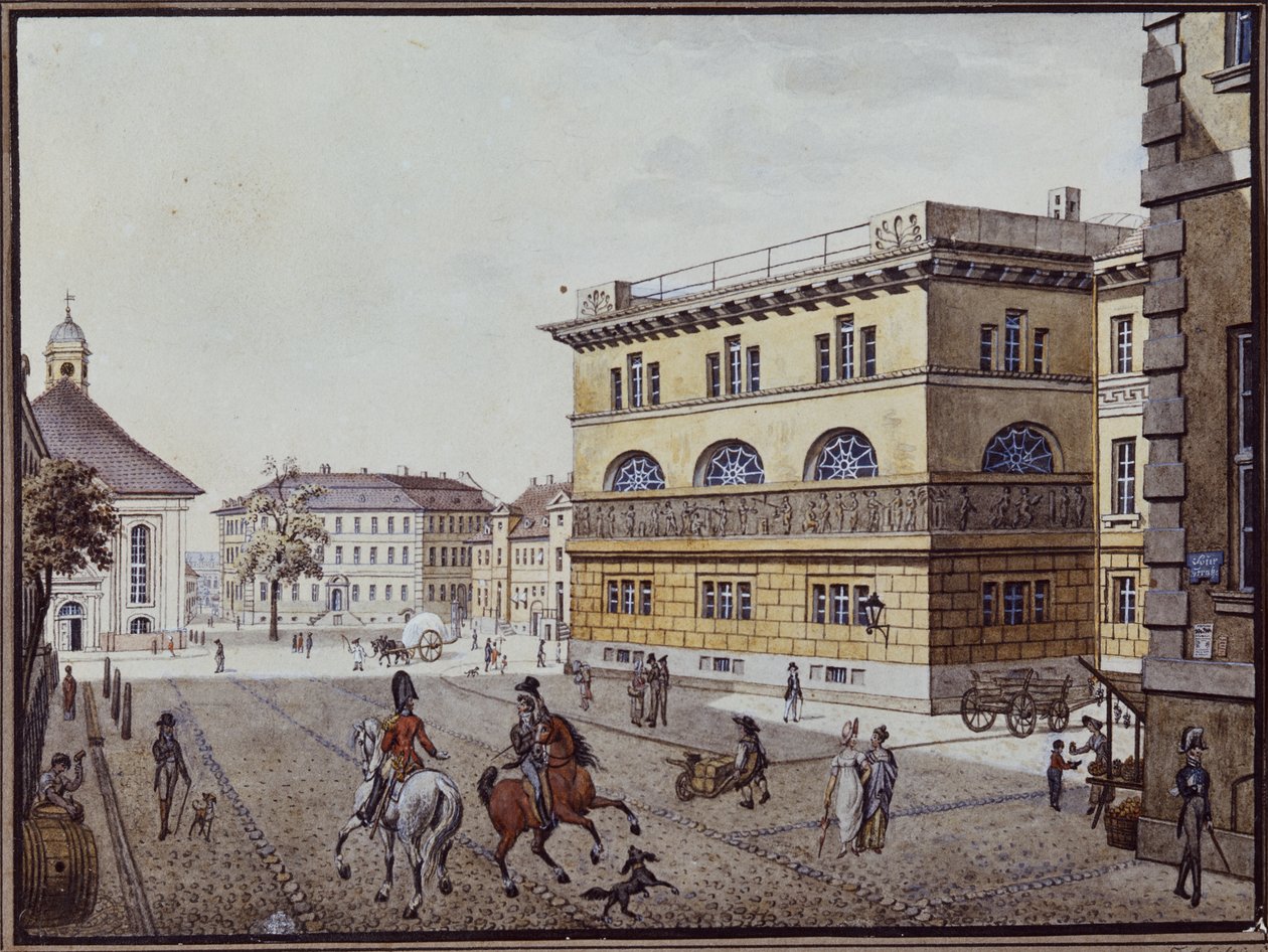 Ansicht der Münze, Berlin von F.A. Calau