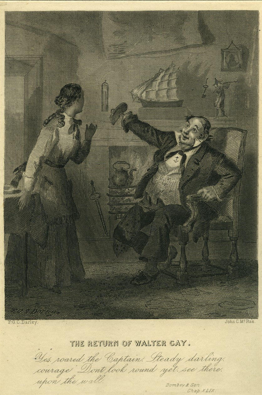 Dombey und Sohn: Die Rückkehr von Walter Gay von F.O.C. and McRae, C. John Darley