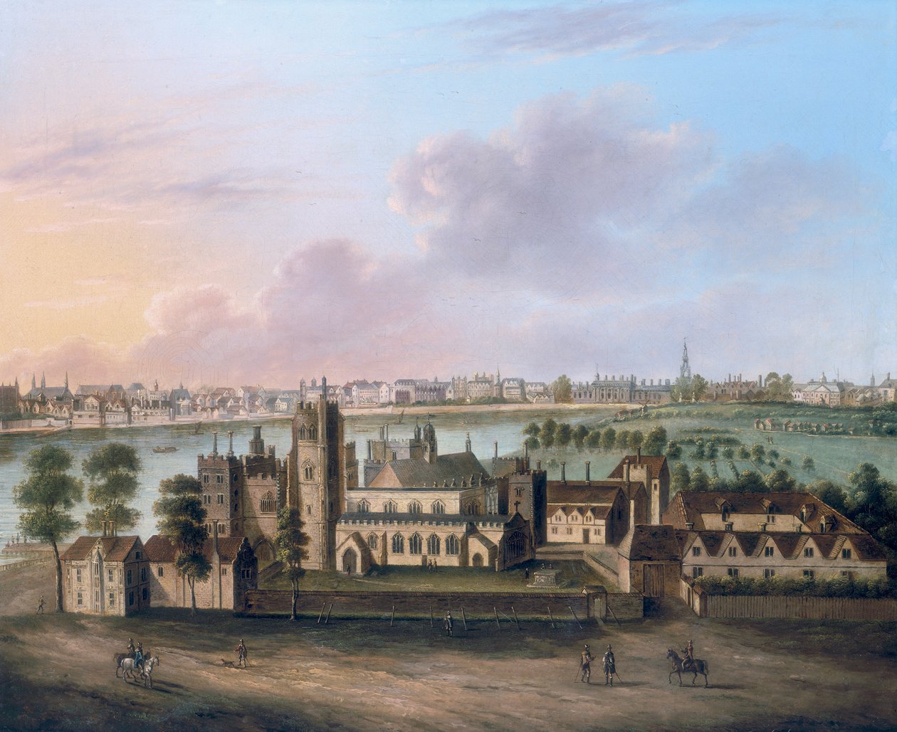 Lambeth Palace, ca. 1685 von FW Smith