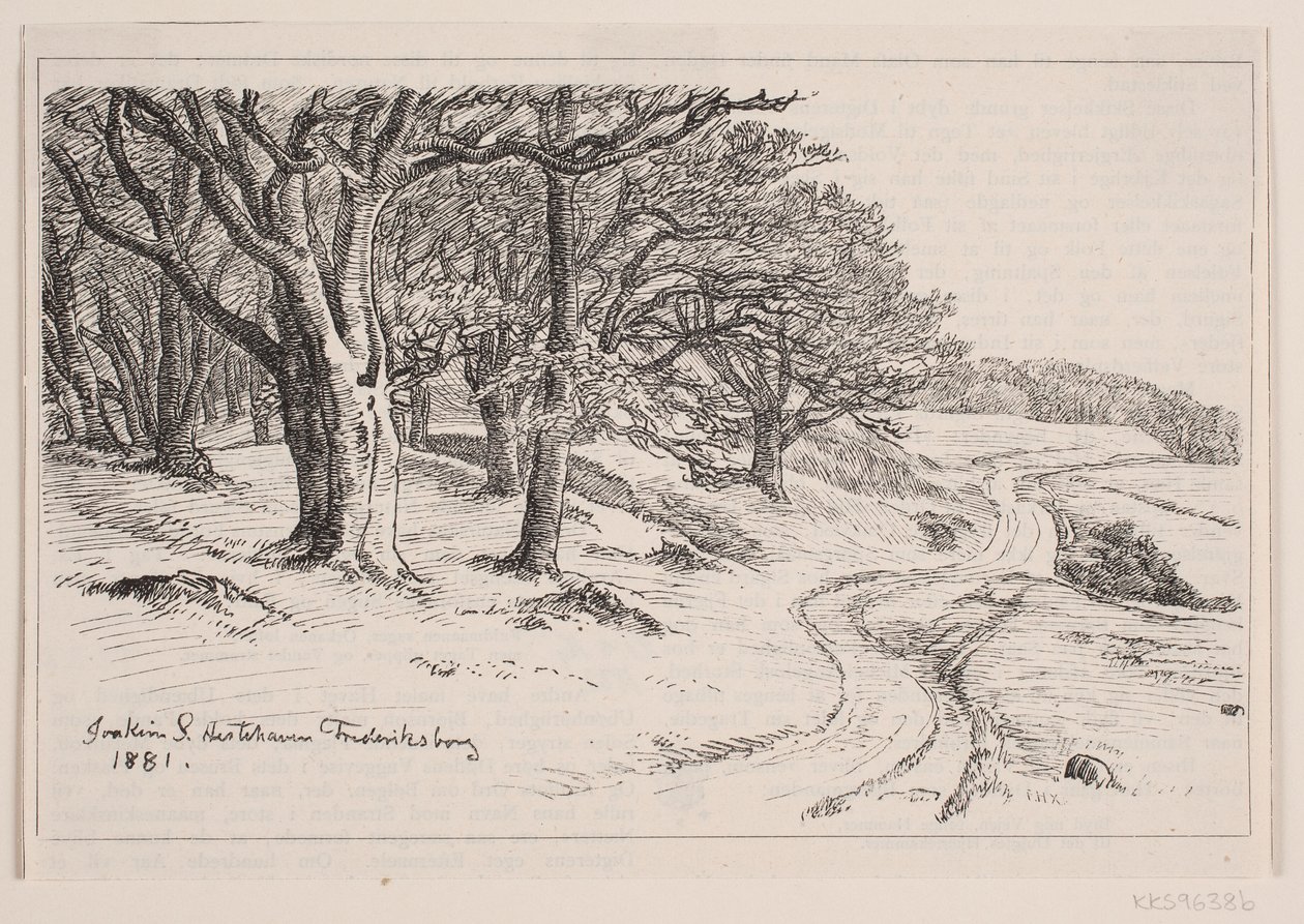 Fra Hestehaven, Frederiksborg von F. Hendriksen