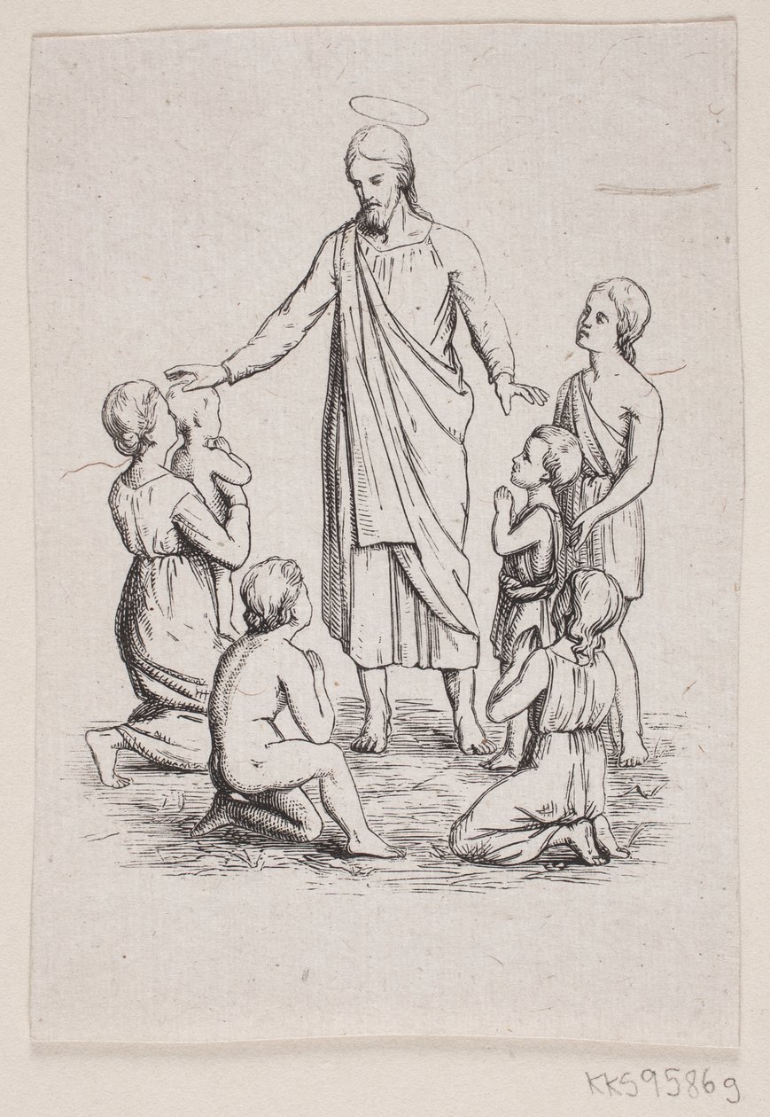 Christus und die kleinen Kinder von F. Hendriksen