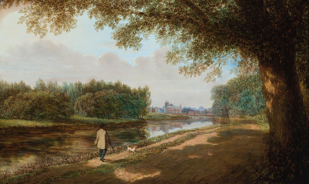 Die Themse bei Isleworth von F. Holt