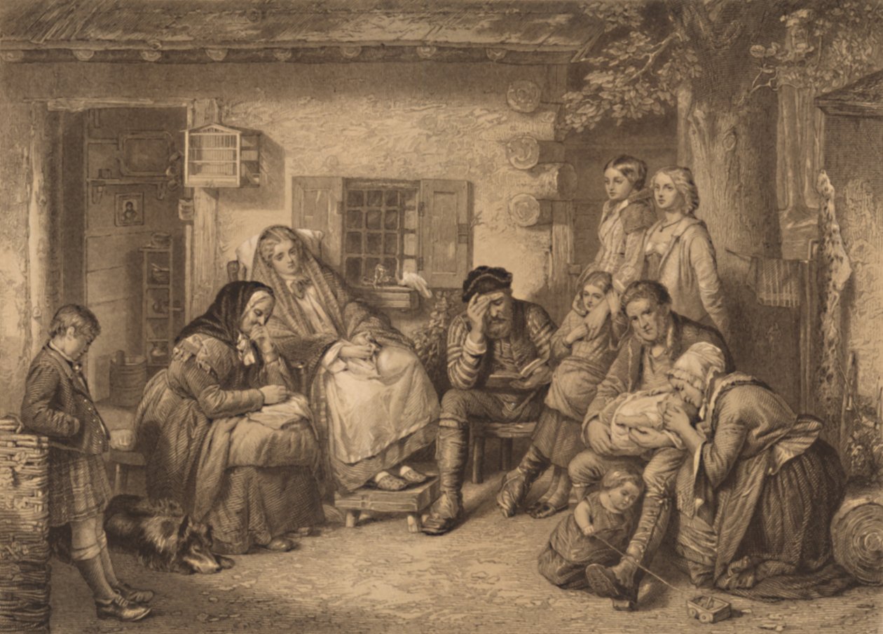 Sonntag in den Hinterwäldern von Kanada, 1886 von F Lefrancq