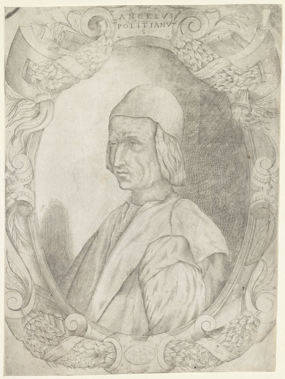 Porträt von Agnolo Poliziano von Fabio Licinio