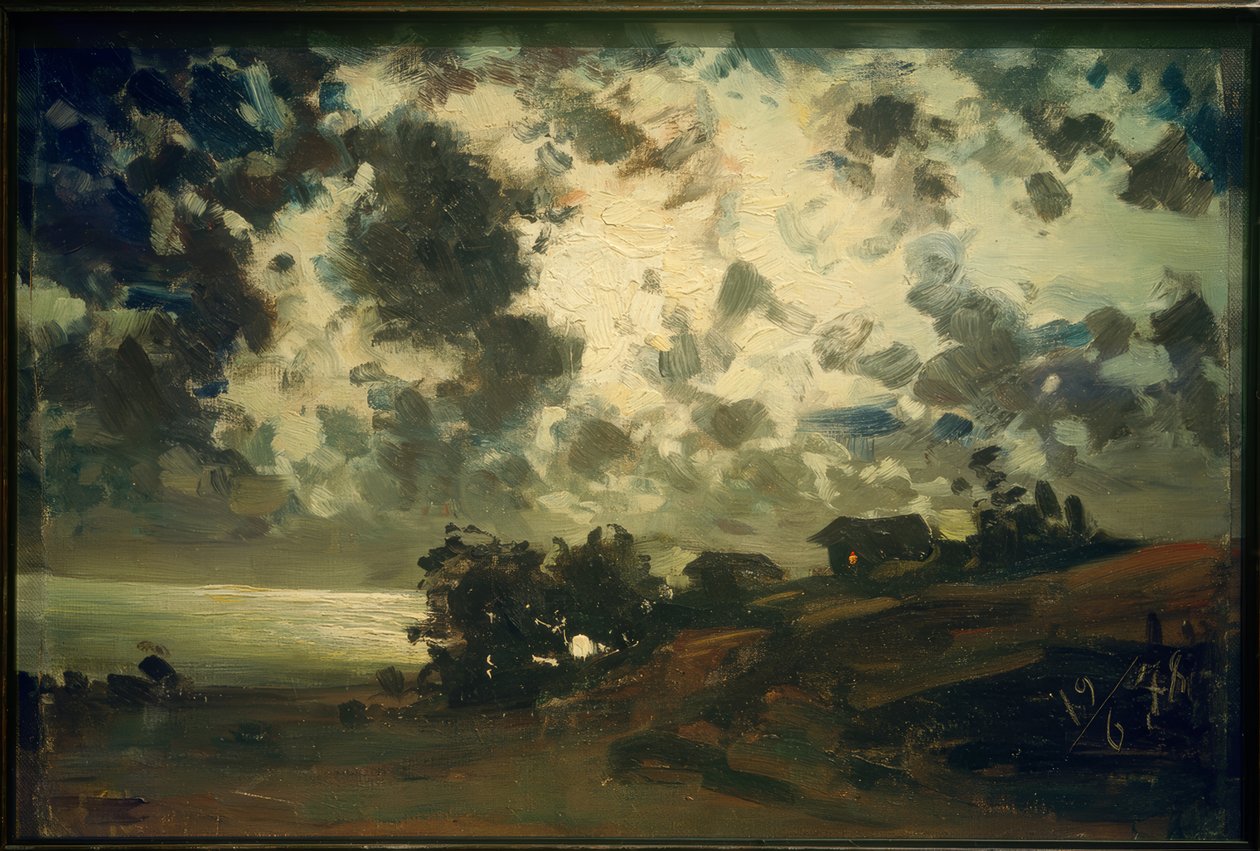 Mondlicht, Studie von Fanny Churberg