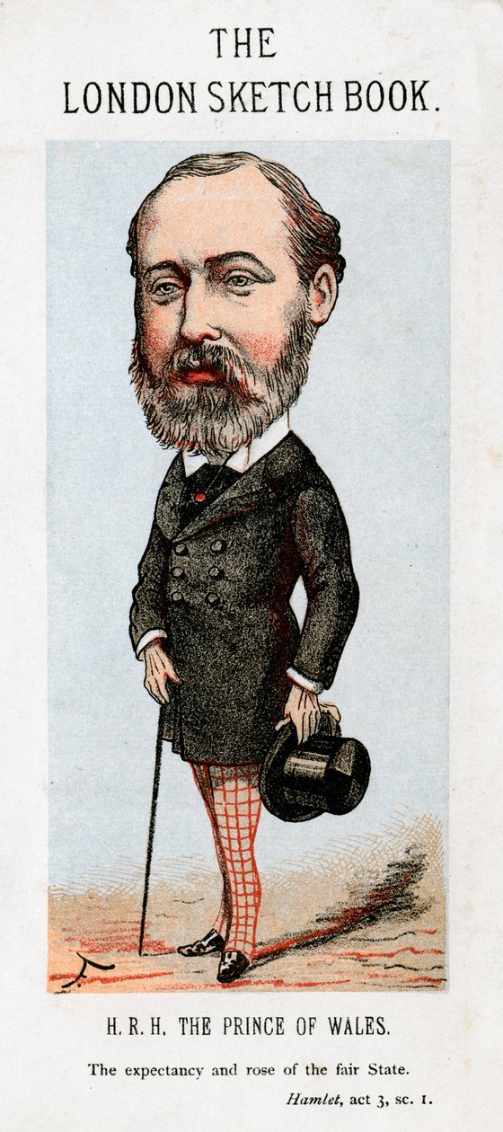 Albert Edward, Prinz von Wales, 1874 von Faustin