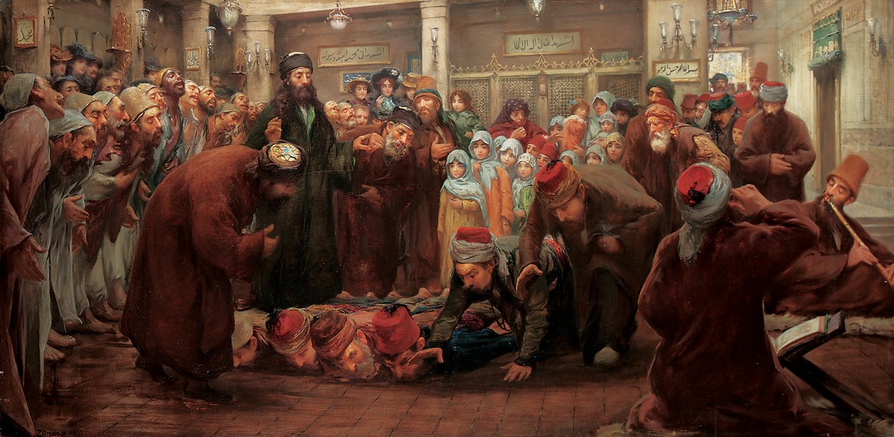 Derwisch-Zeremonie von Fausto Zonaro