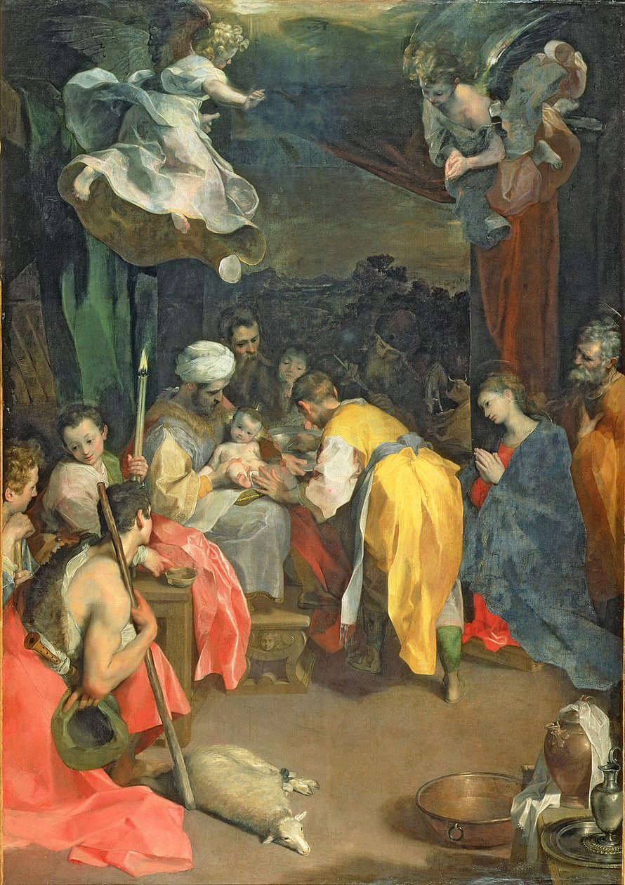 Die Beschneidung Christi (Detail) von Federico Fiori Barocci or Baroccio