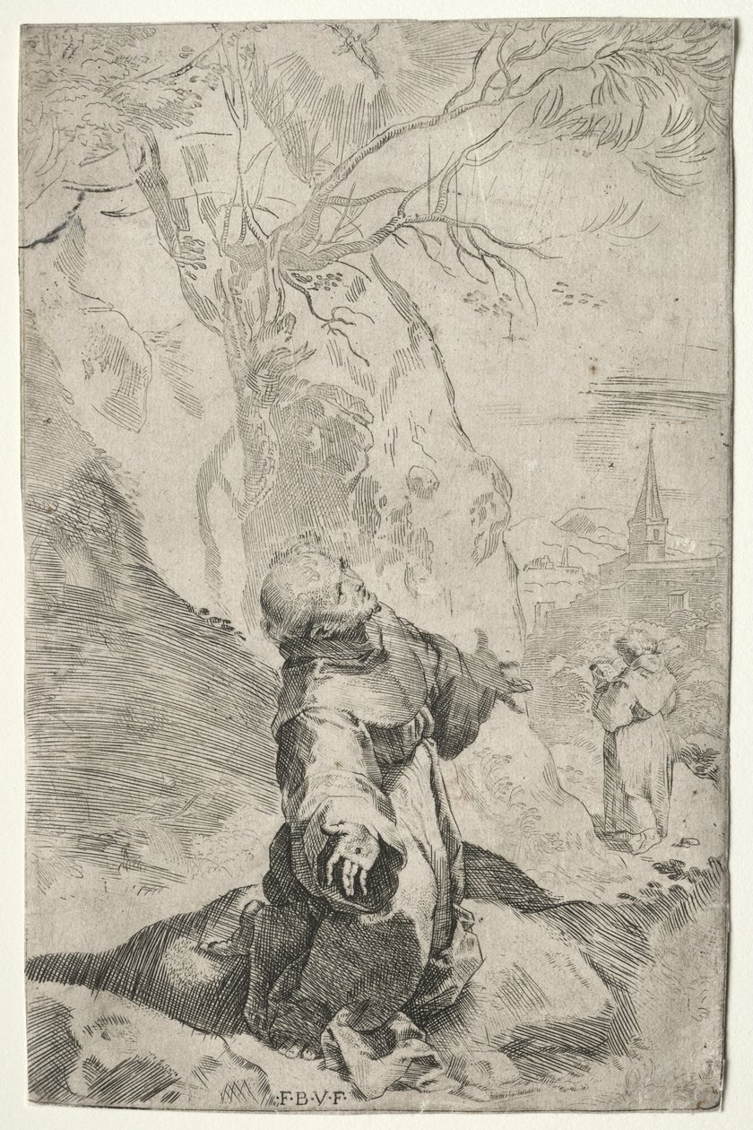 Der Heilige Franziskus empfängt die Stigmata von Federico Barocci