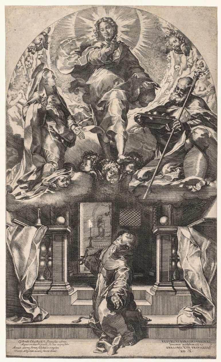 Die Vision des Hl. Franziskus, 1581 von Federico Barocci