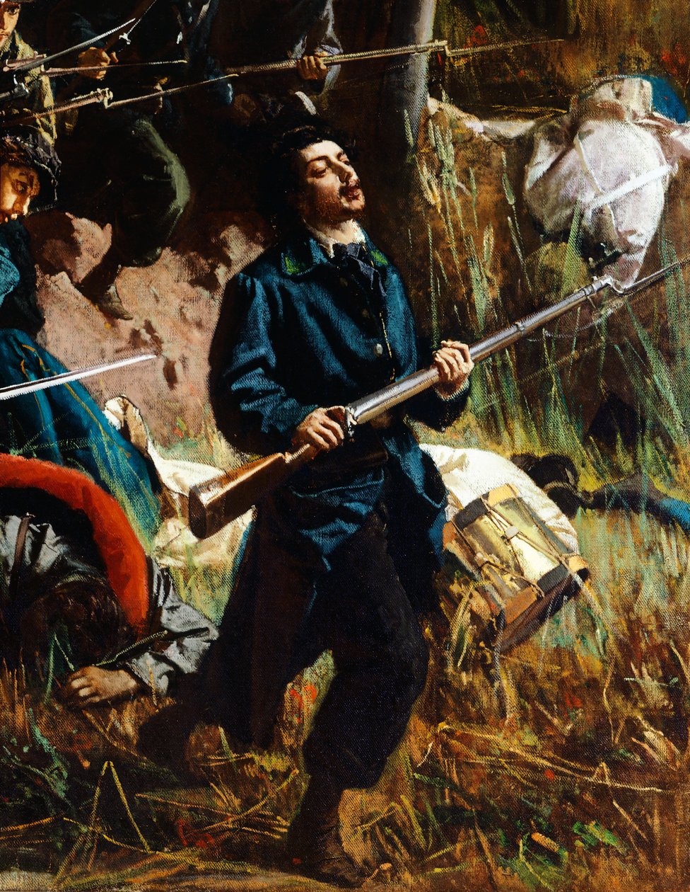 Die Schlacht von Varese von Federico Faruffini